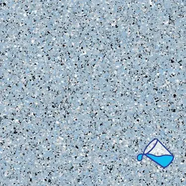 Blue Mist ecoFINISH pool coating color sample